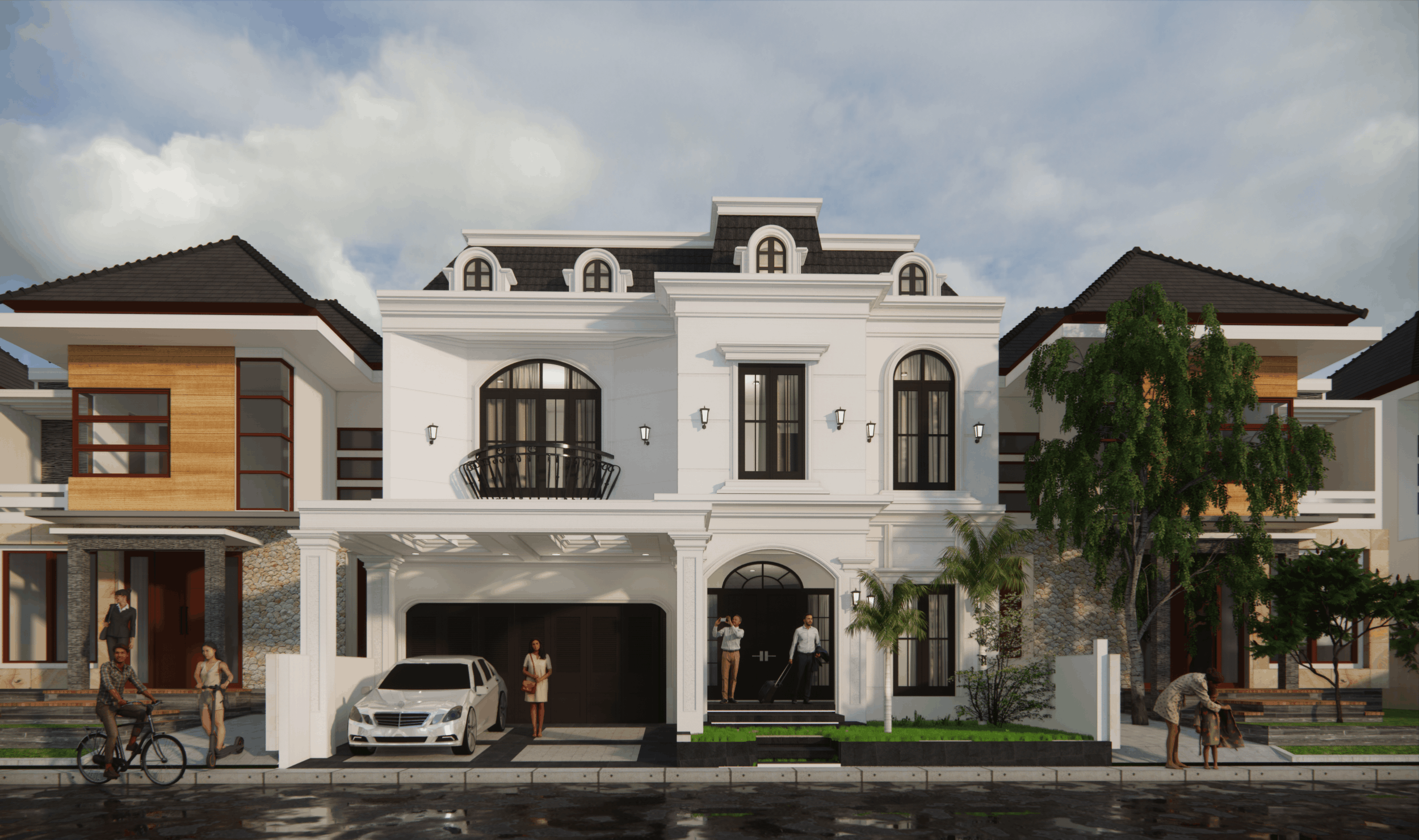 Rumah Pak Ardi - Front elevation