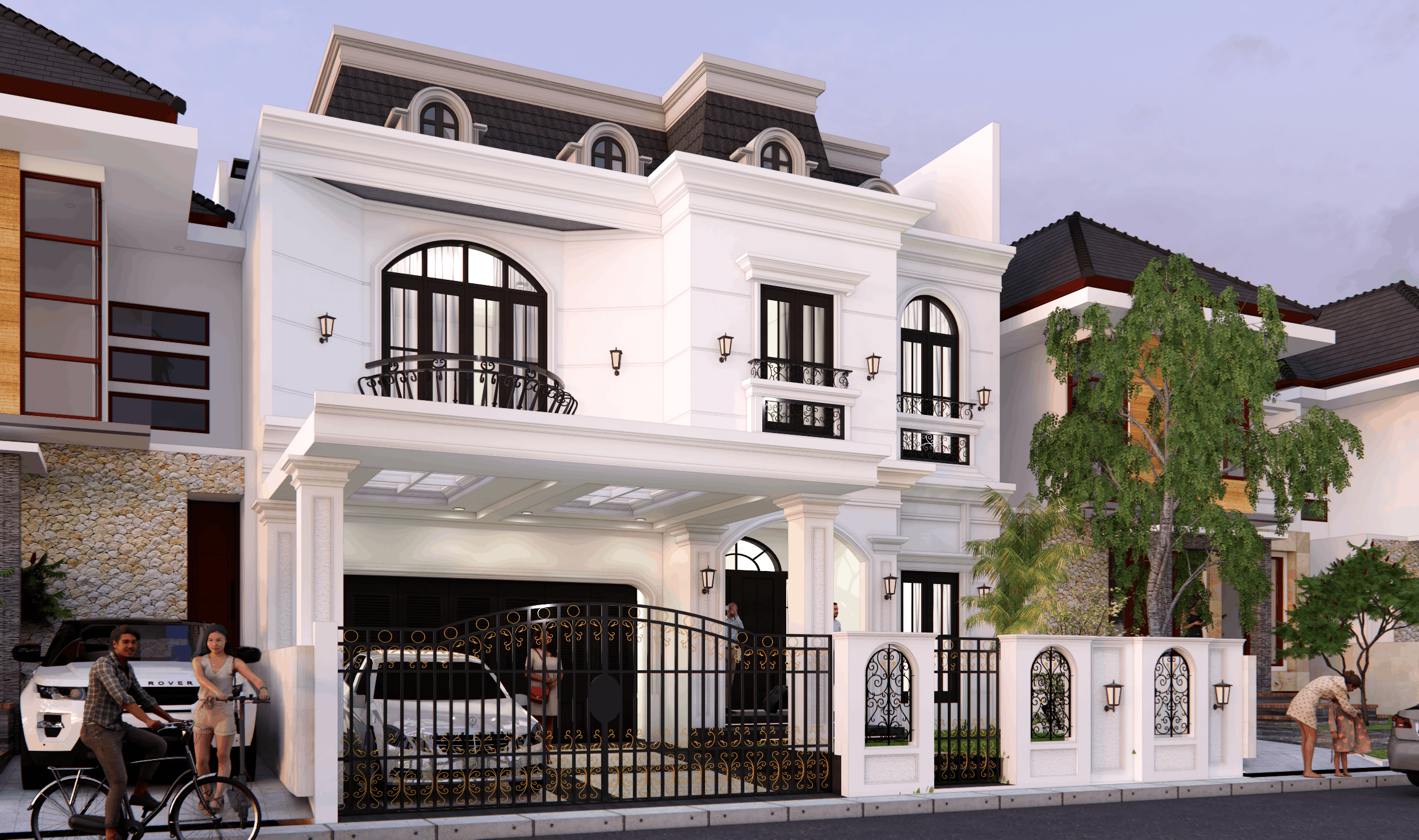 Rumah Pak Ardi - Side facade