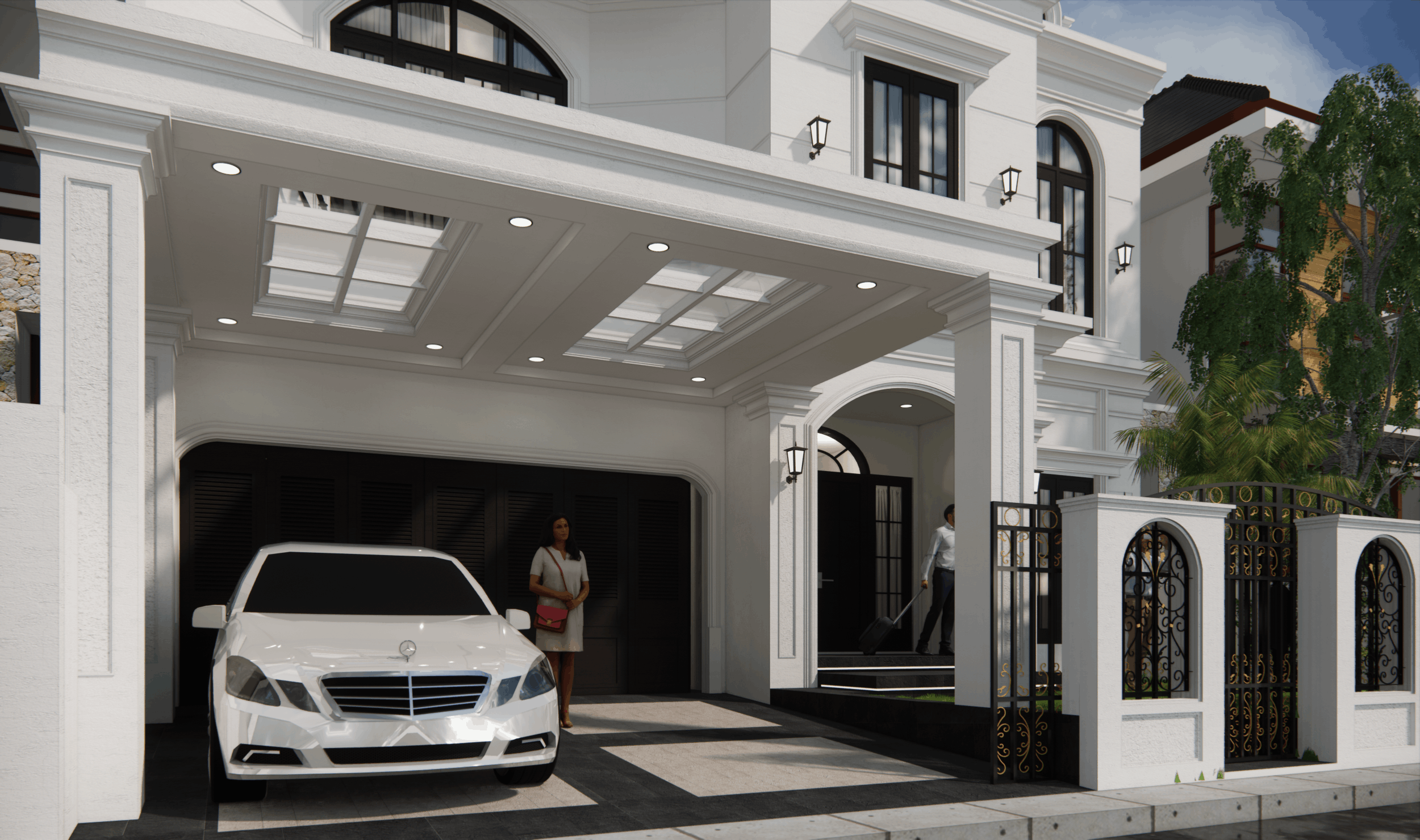 Rumah Pak Ardi - Entrance detail