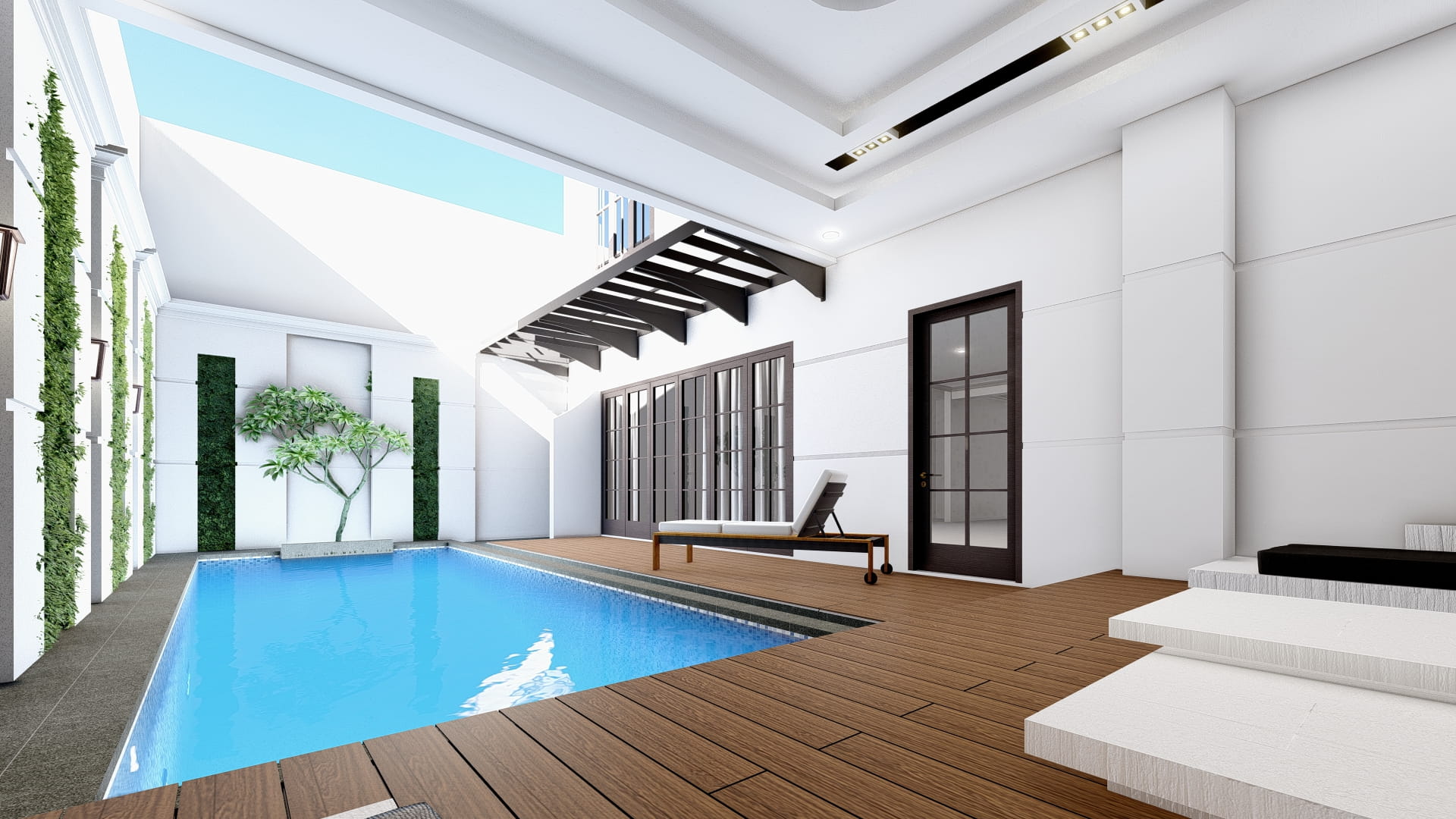 Rumah Pak Ardi - Swimming pool area