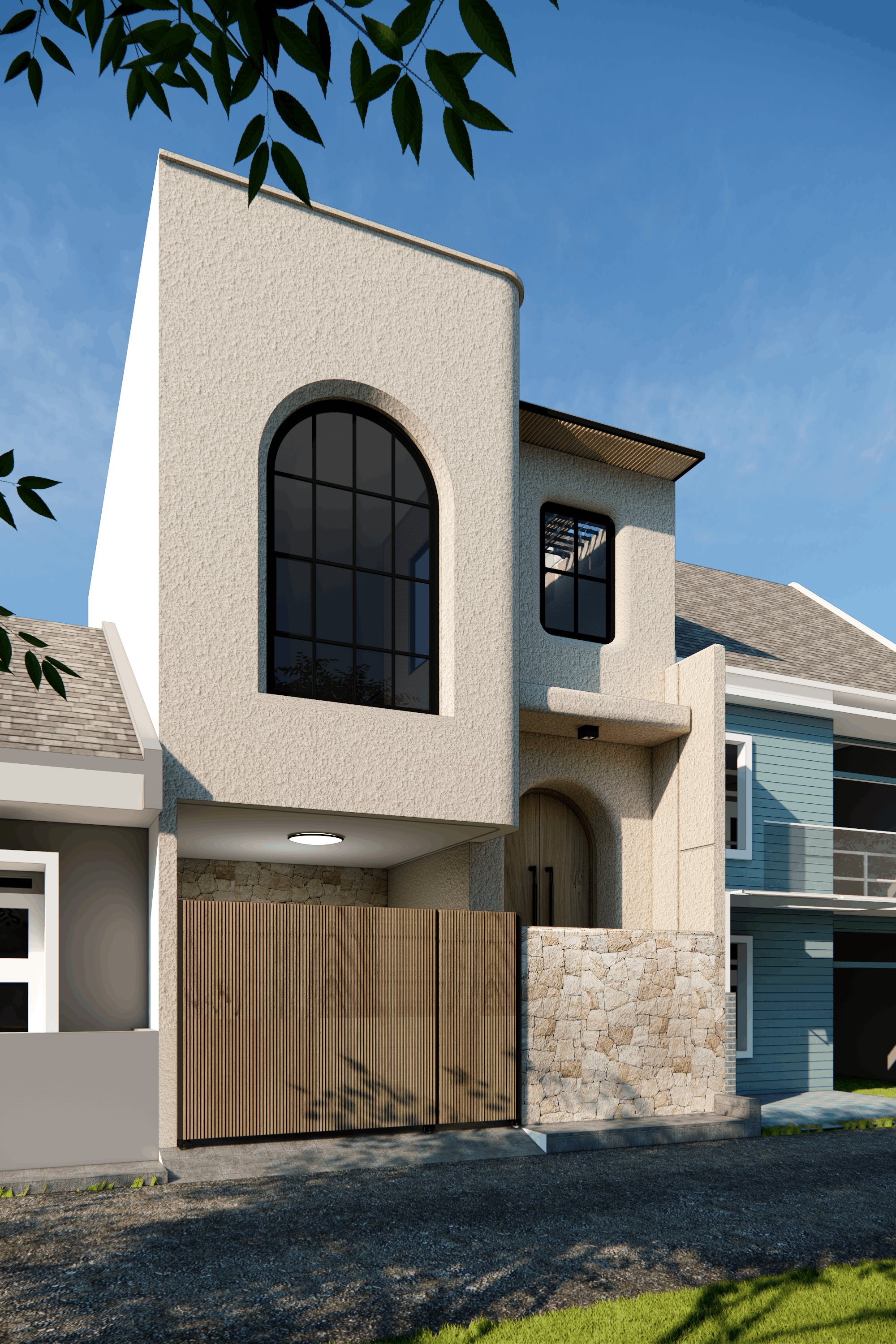 Rumah Pak Reza - Courtyard view